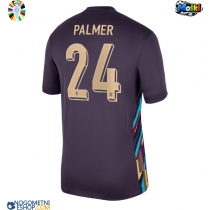 Moški Nogometni dresi Anglija Cole Palmer #24 Gostujoči EP 2024 Kratek Rokav